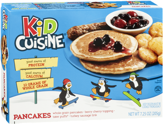 Kid Cuisine Pancake Meal Box PNG image