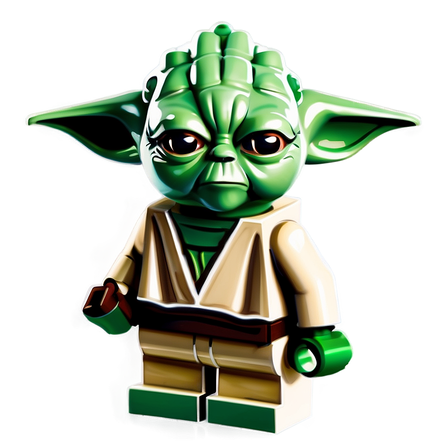 Kid-friendly Lego Yoda Png Raq52 PNG image