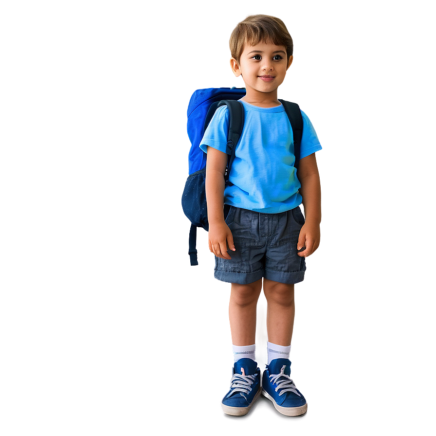 Kid With Backpack Png Ngi17 PNG image