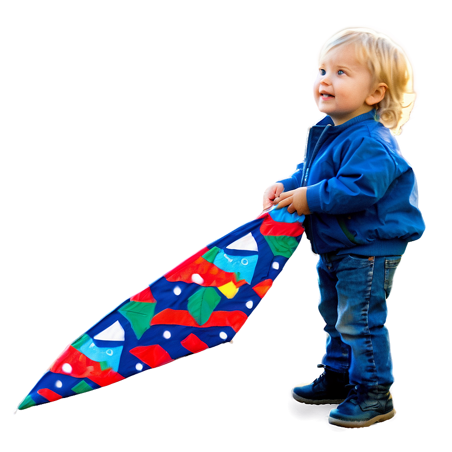 Kid With Kite Png 05242024 PNG image