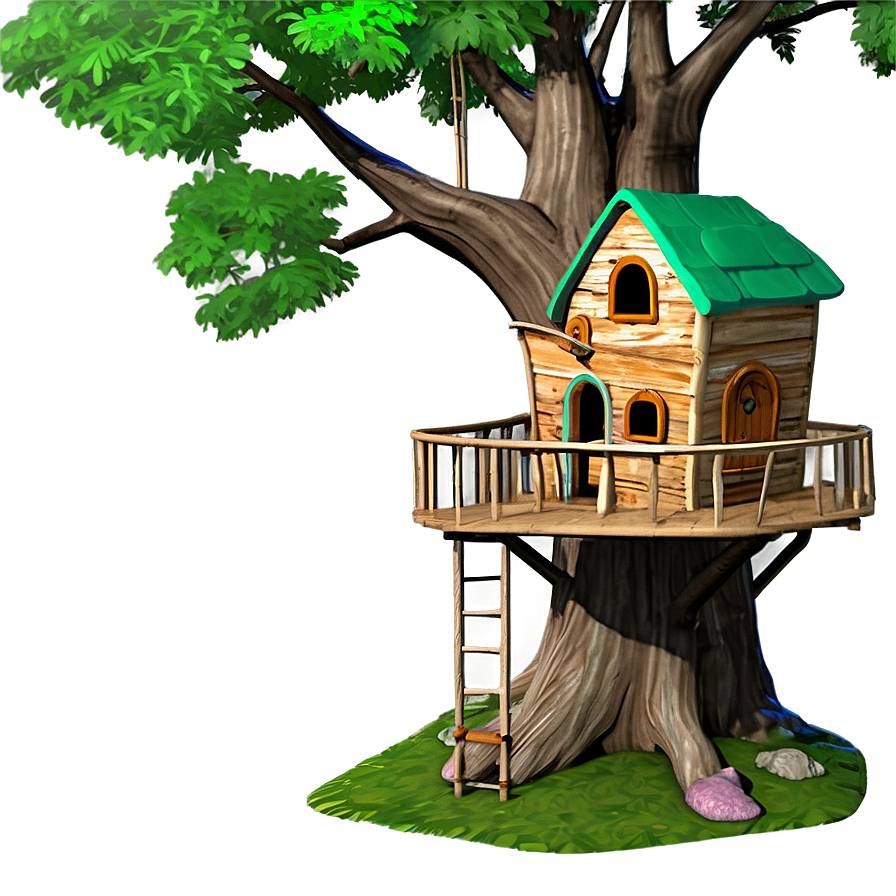 Kids Fantasy Treehouse Png Qqs2 PNG image