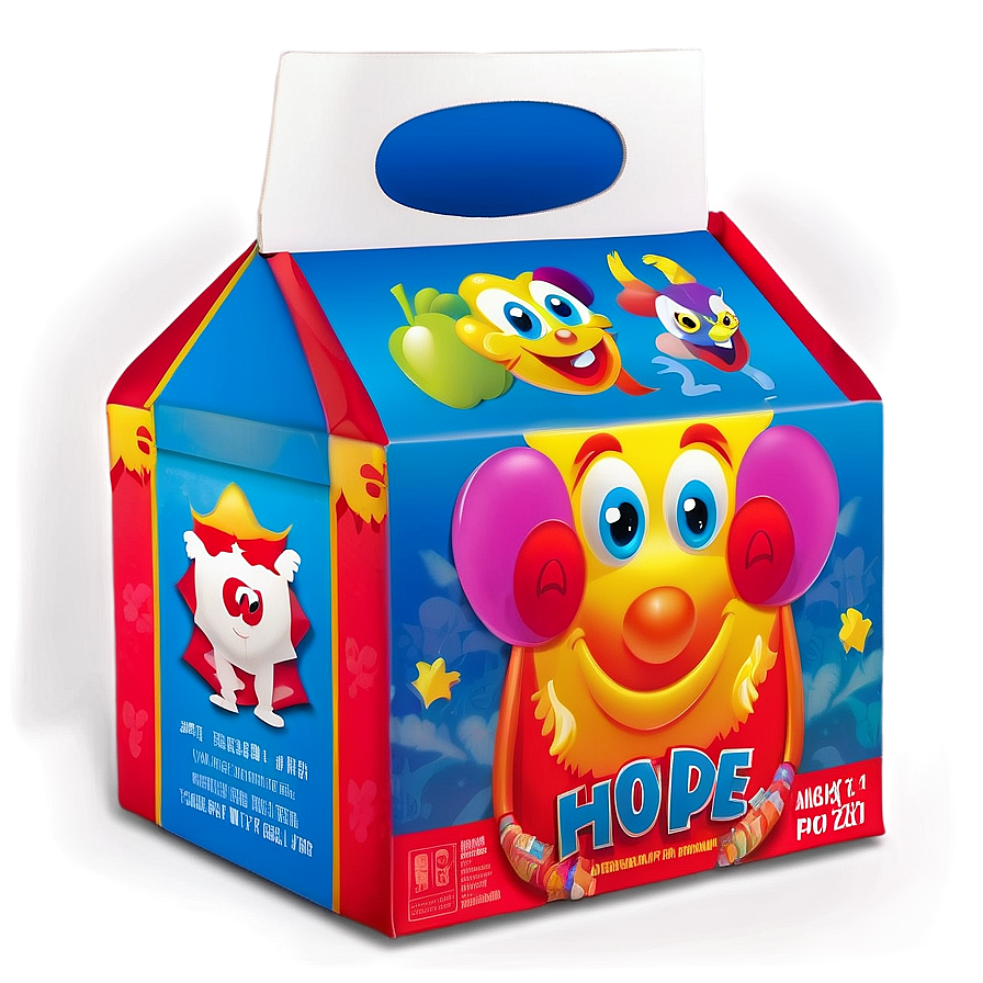 Kids Happy Meal Box Art Png Euk35 PNG image