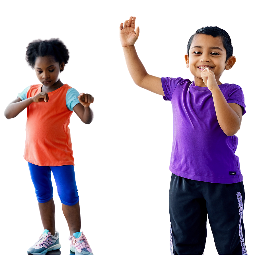 Kids In A Dance Class Png Iwp PNG image