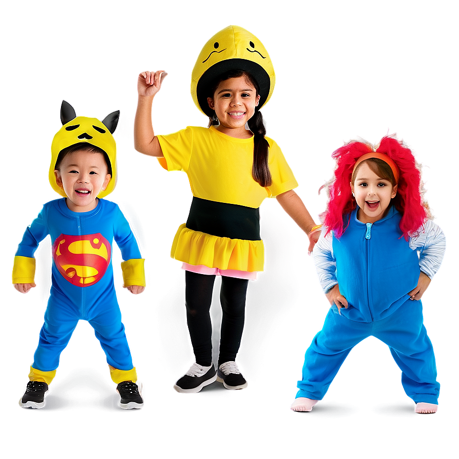 Kids In Costumes Png Wbf PNG image