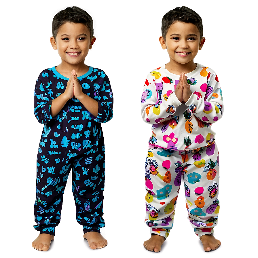 Kids In Pajamas Png 5 PNG image