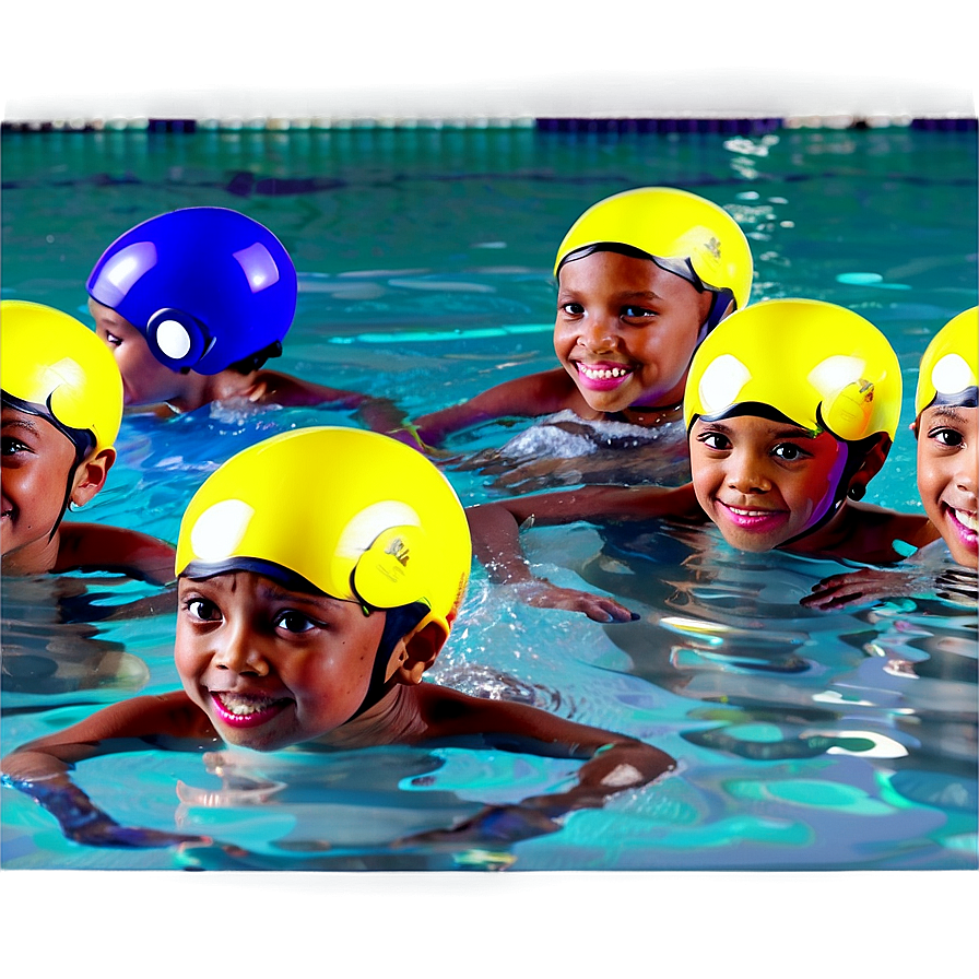 Kids Learning To Swim Png 92 PNG image