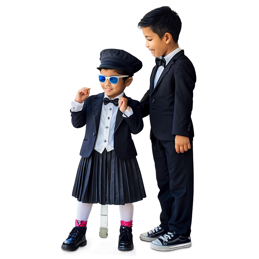 Kids Playing Dress Up Png Lkj38 PNG image