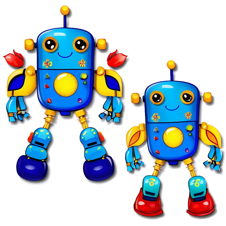 Kids Robot Clipart Png 06262024 PNG image