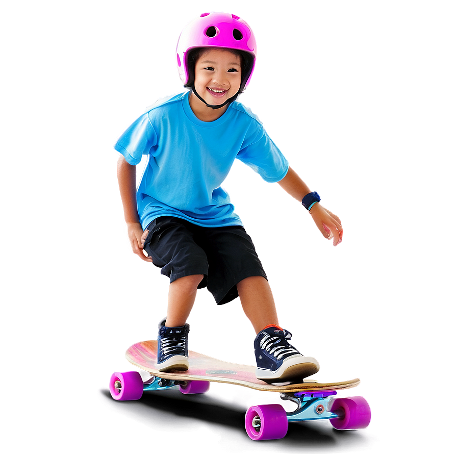 Kids Skateboard Fun Png 05212024 PNG image