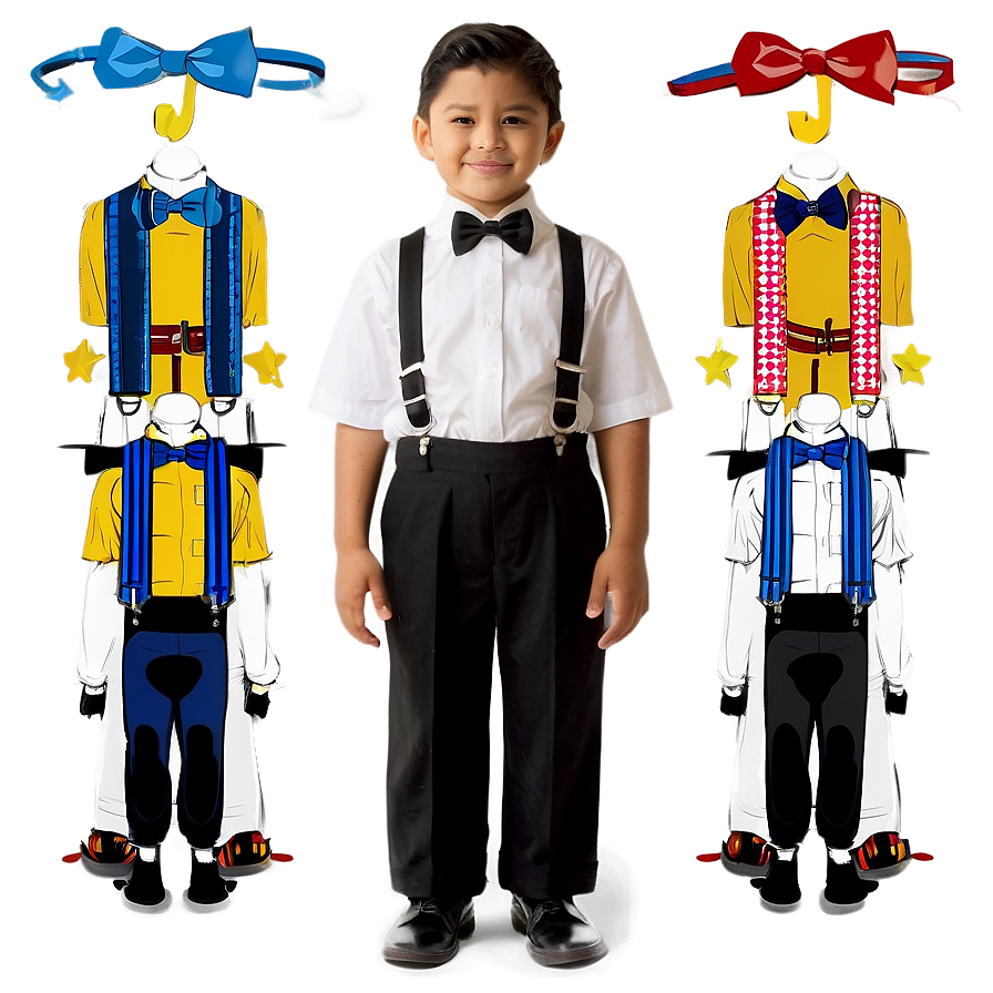 Kids Suspenders Png Lqv PNG image