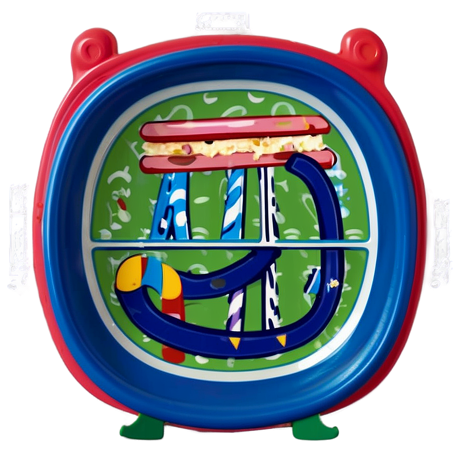 Kids Themed Mealtime Set Png Qly PNG image