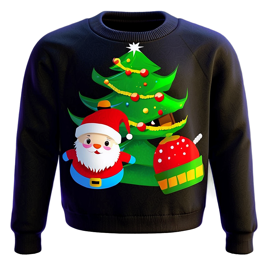 Kids Ugly Christmas Sweater Png Rqy PNG image