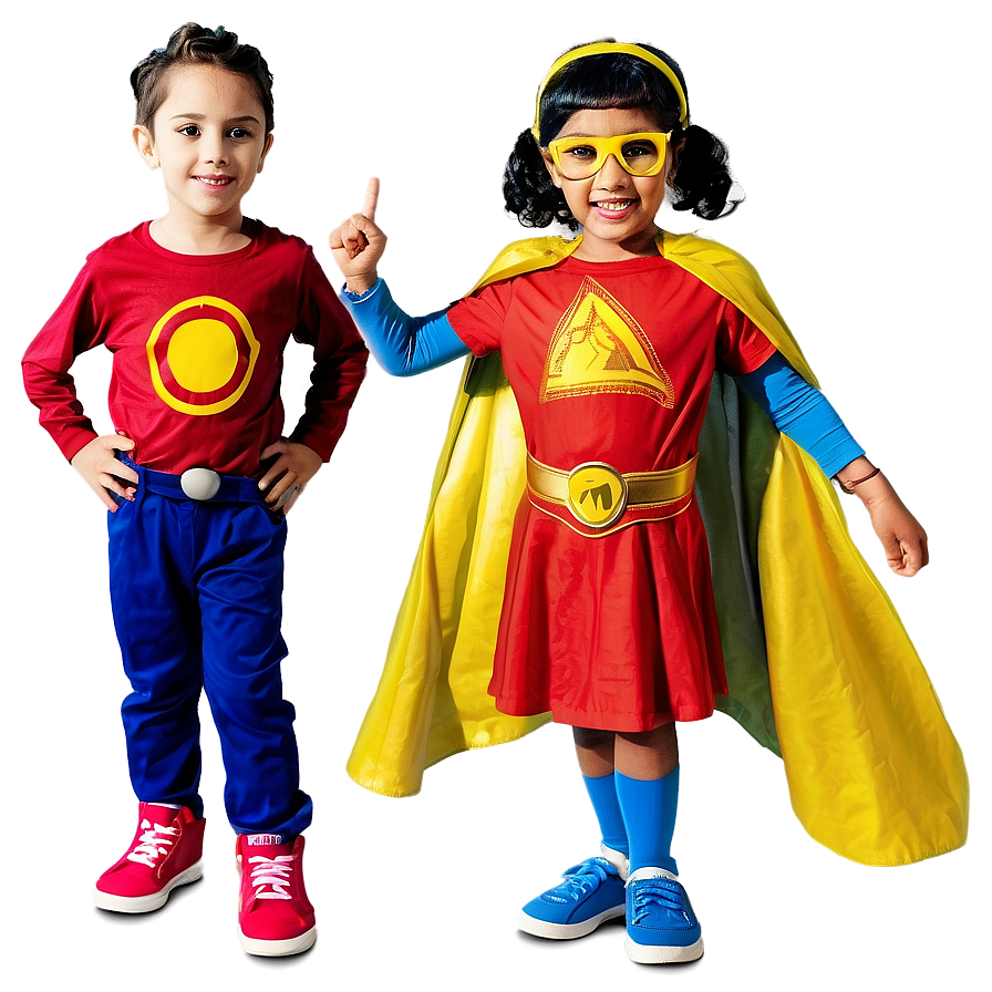 Kids With Superpowers Png Ptd PNG image