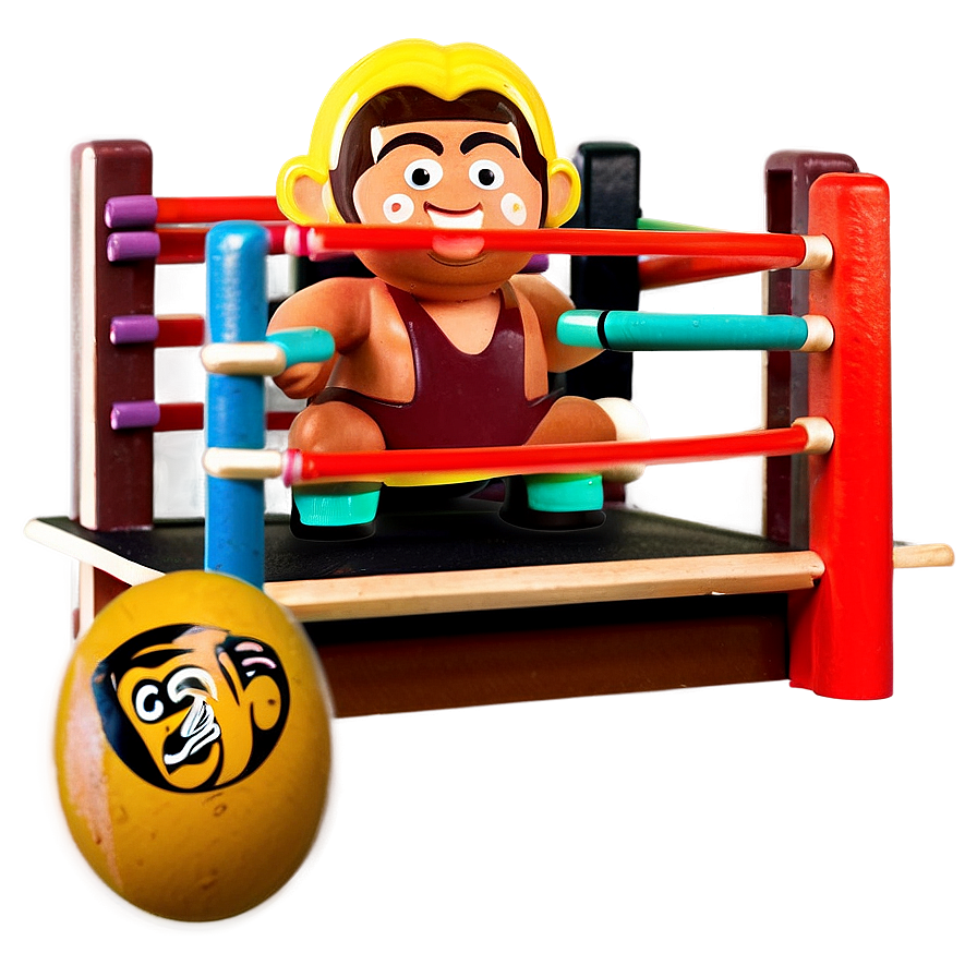 Kids Wrestling Ring Toy Png 06202024 PNG image