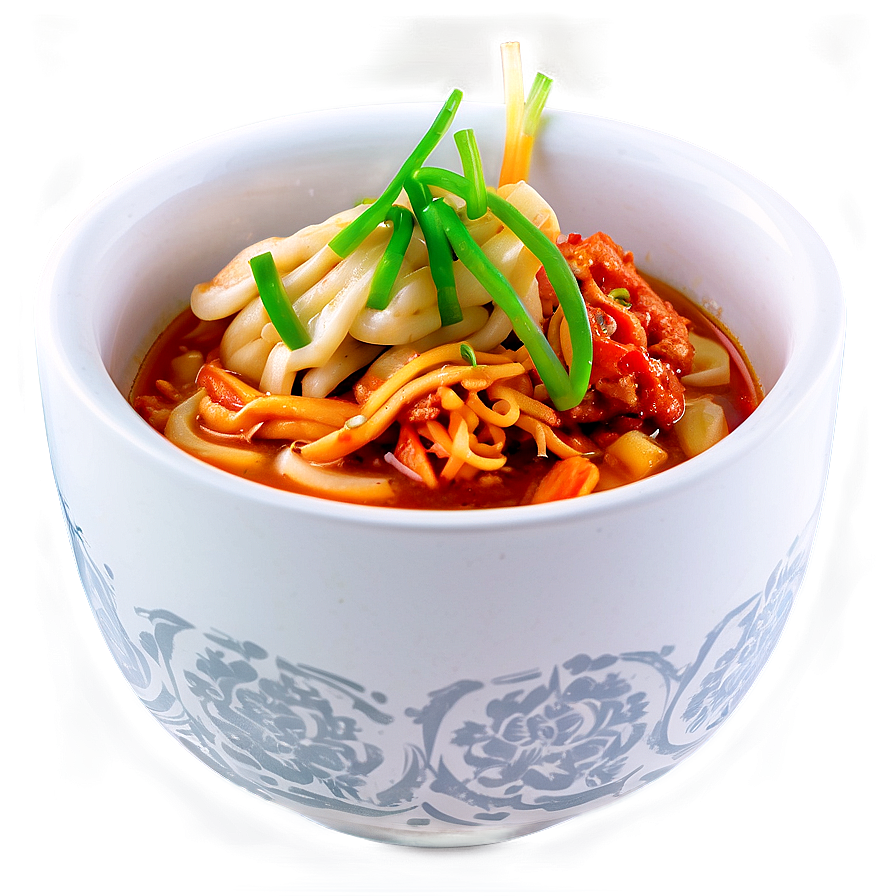 Kimchi Ramen Twist Png Hig PNG image