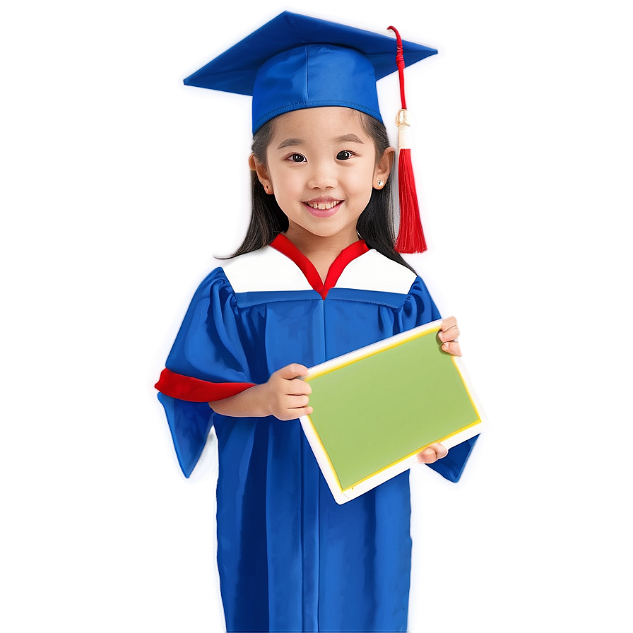 Kindergarten Graduates Holding Certificates Png 87 PNG image