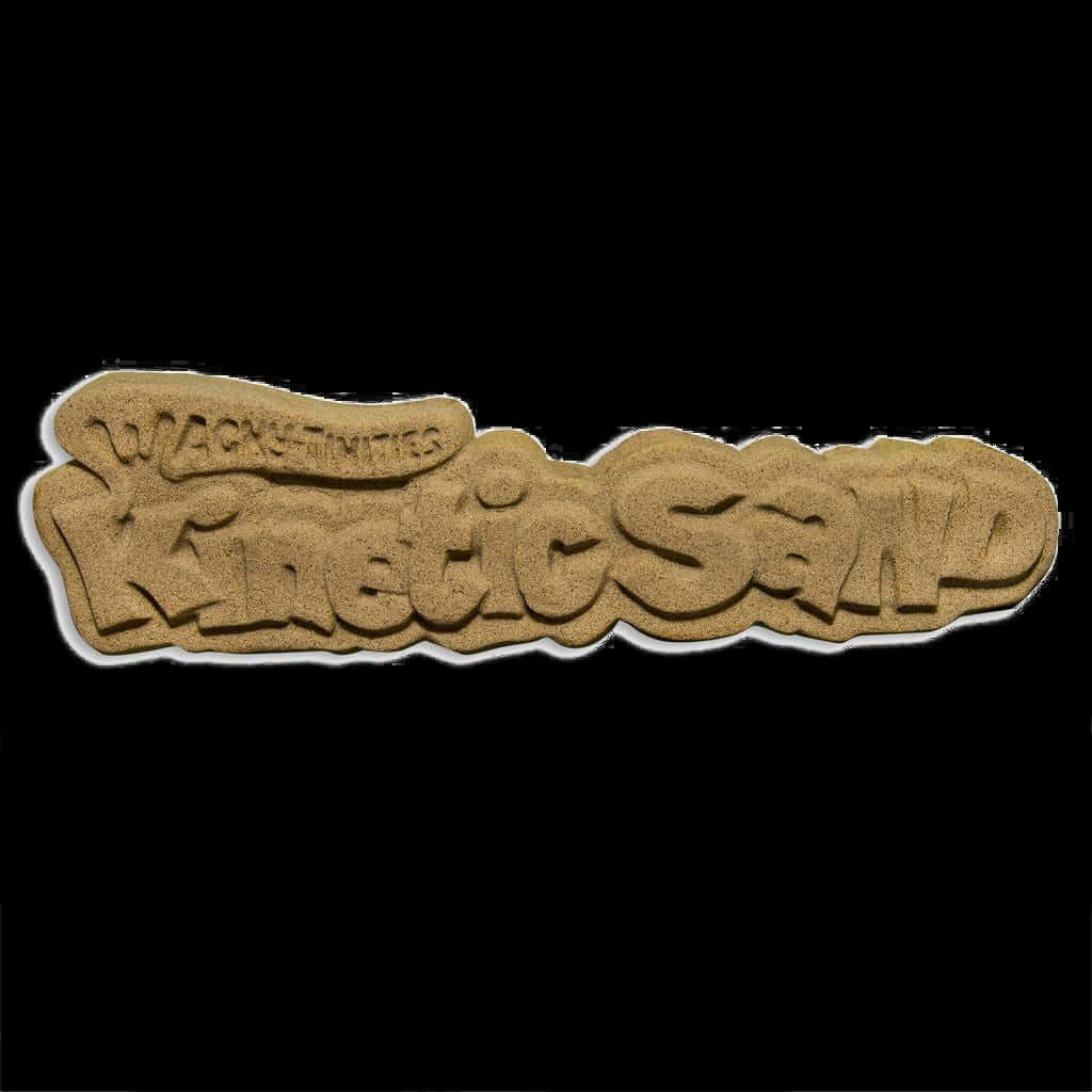 Kinetic Sand Logoon Black Background PNG image