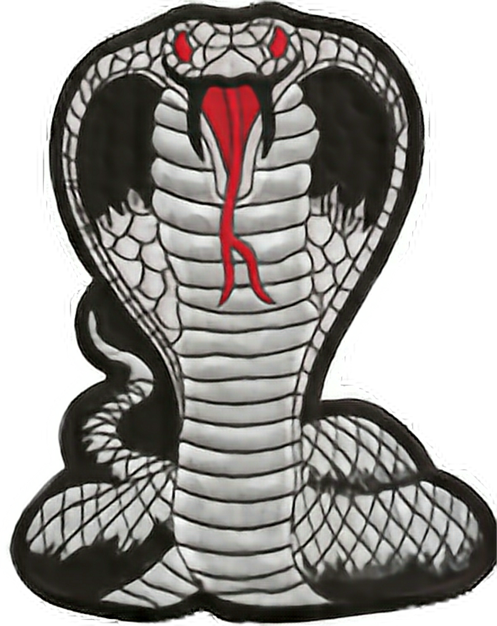 King Cobra Cartoon Illustration PNG image