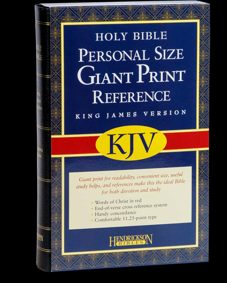 King James Version Giant Print Bible PNG image