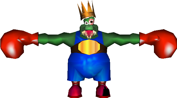 King K Rool Donkey Kong Character PNG image