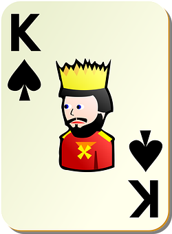 Kingof Spades Playing Card PNG image