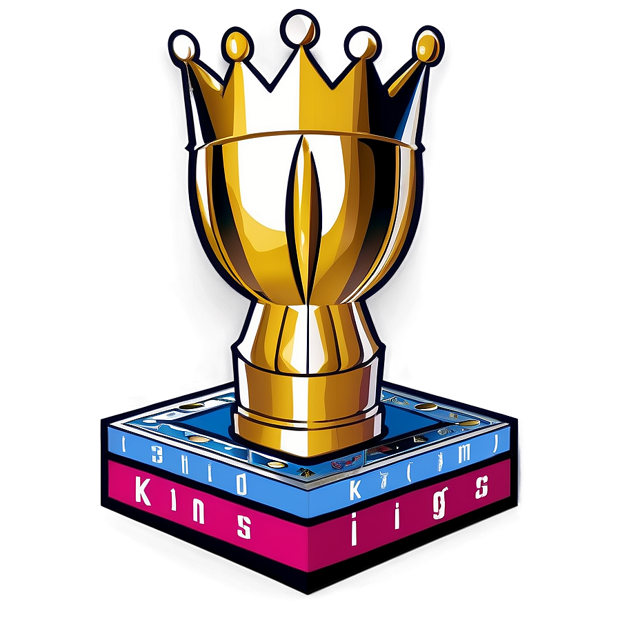 Kings Championship Trophy Logo Png Stq65 PNG image