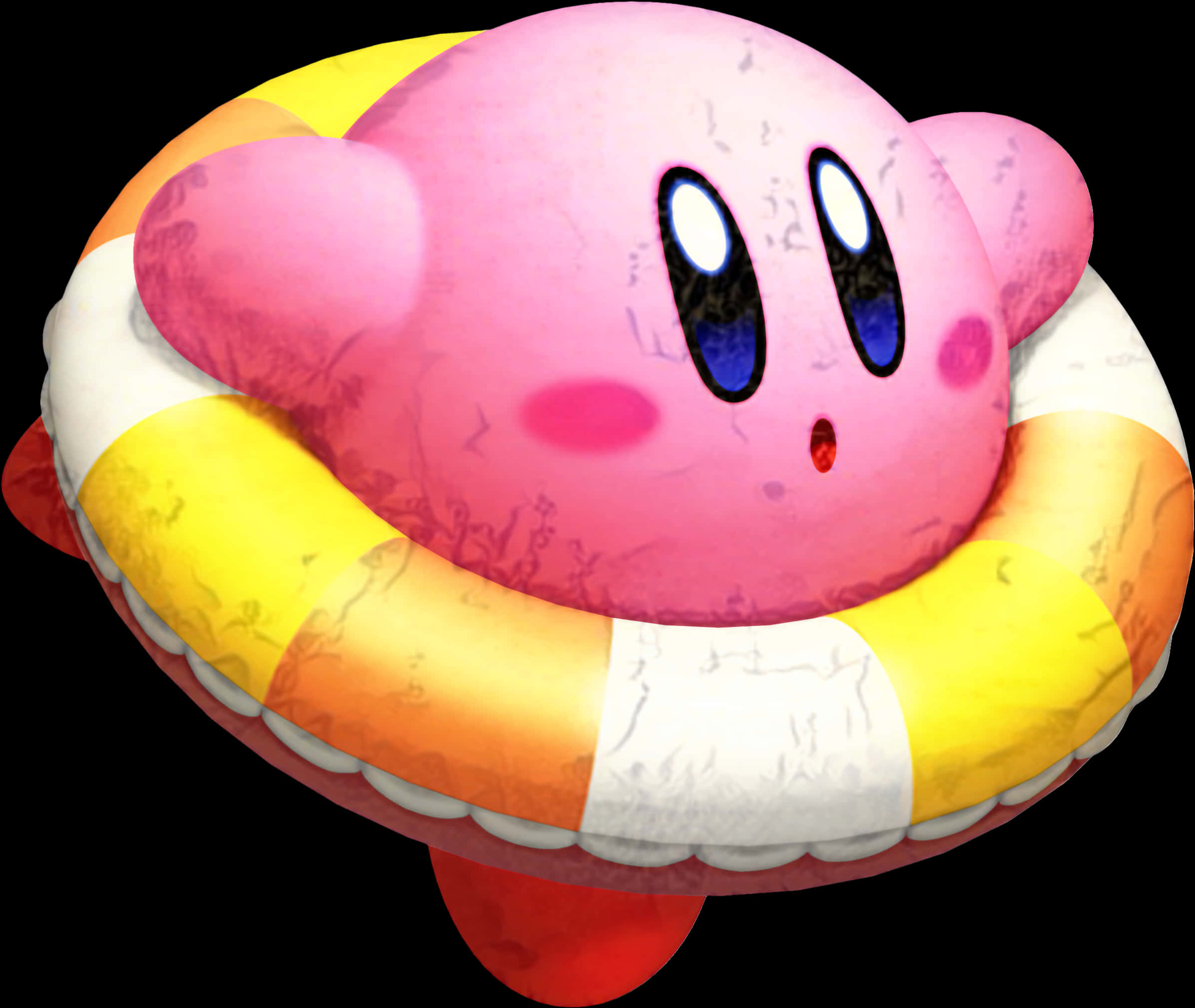 Kirby Inflated Floatation PNG image
