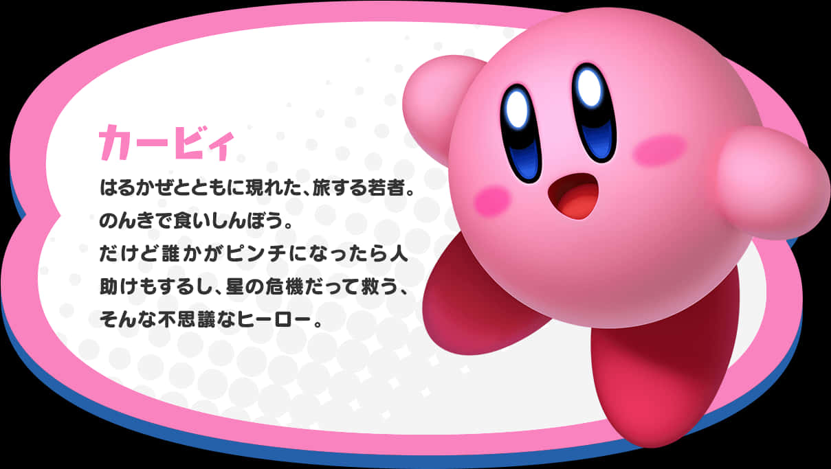 Kirby Speech Bubble PNG image