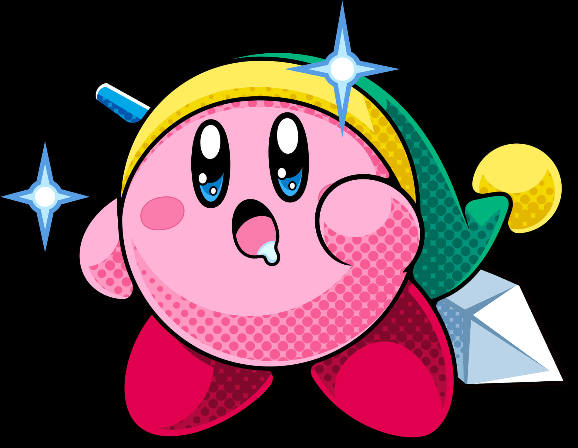 Kirby Star Warrior PNG image