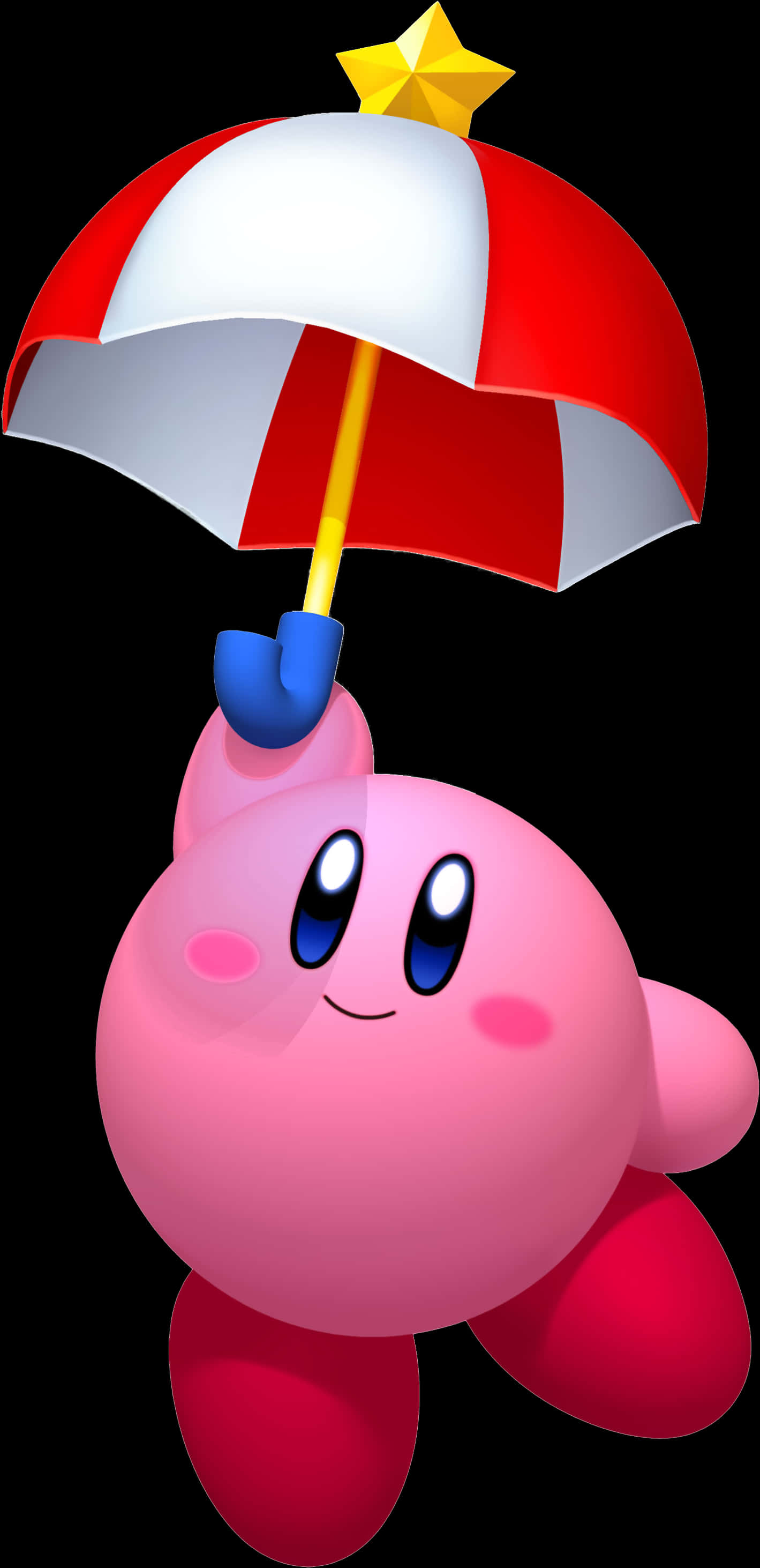 Kirby With Umbrella.png PNG image