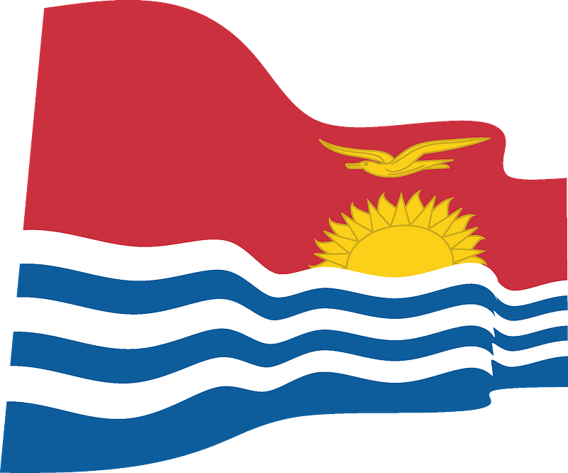 Kiribati National Flag PNG image