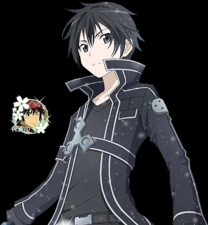 Kirito Sword Art Online Character PNG image