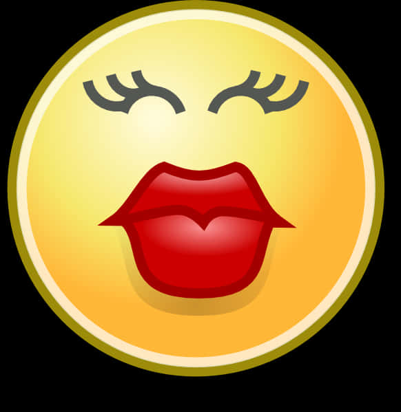 Kissing Face Emoji PNG image