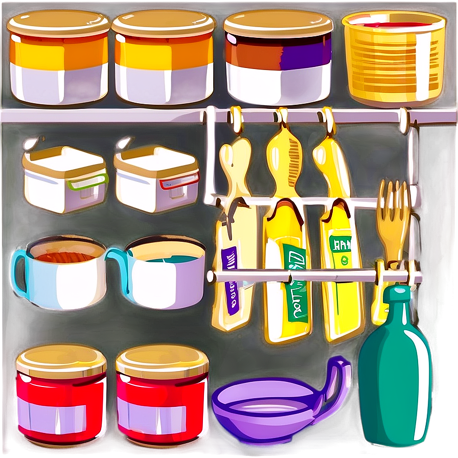 Kitchen Pantry Essentials Png 96 PNG image