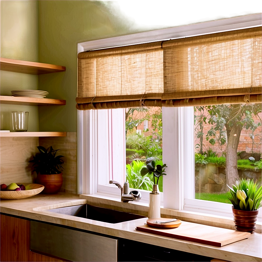Kitchen Window Treatments Png Jsn PNG image