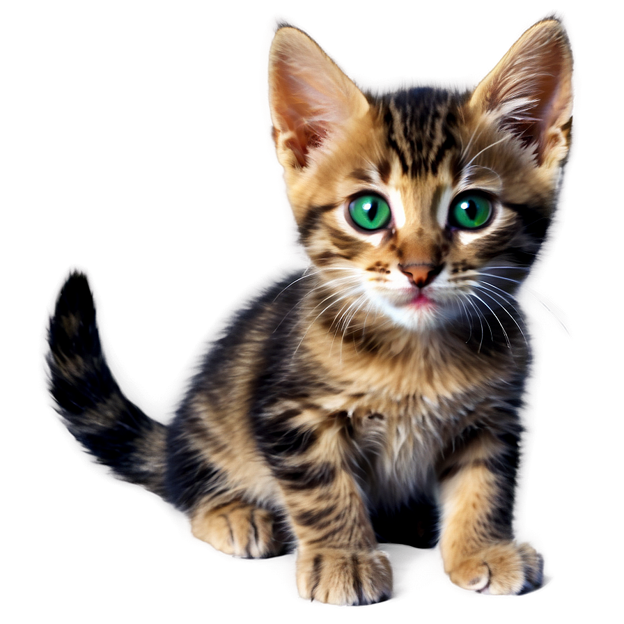 Kitten With Green Eyes Png Hwt PNG image