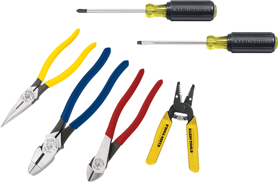 Klein Tools Hand Tools Set PNG image