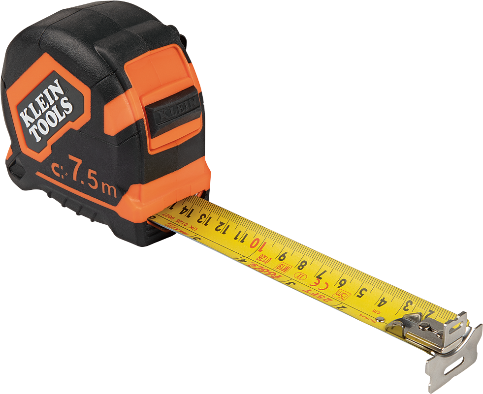 Klein Tools Measure Tape Extended PNG image