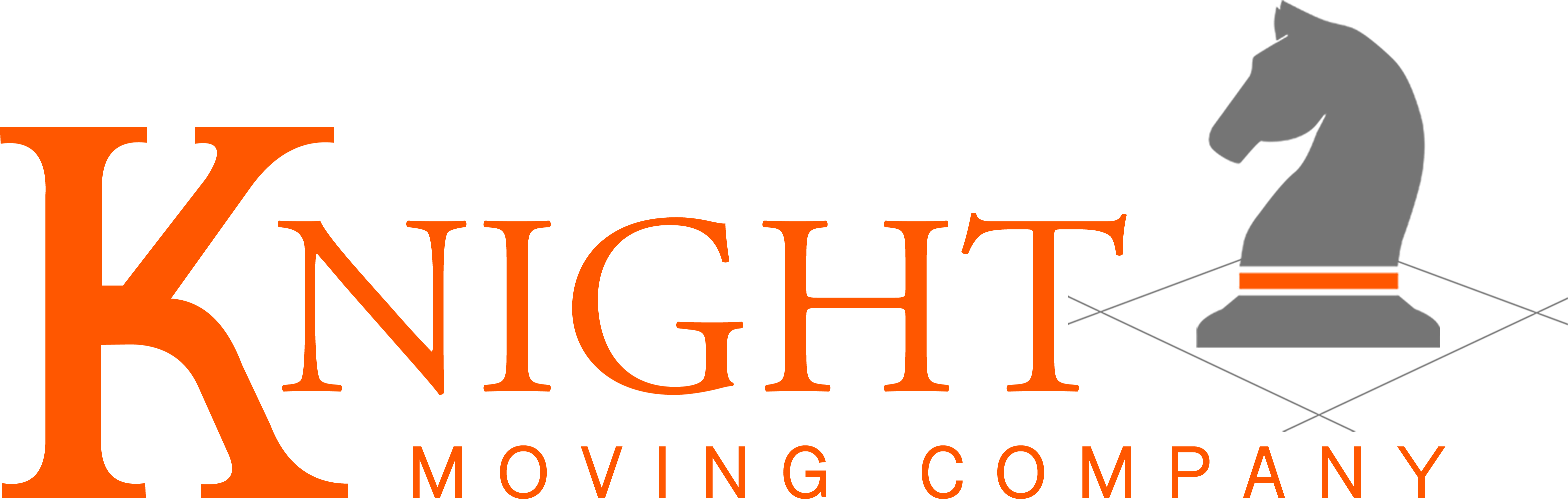 Knight Moving Company Horse Chess Piece Logo PNG image