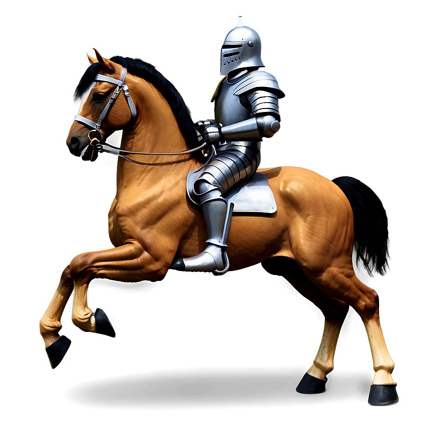 Knight Riding Horse Png Ksi75 PNG image