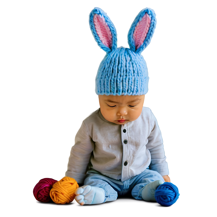 Knit Bunny Hat Handmade Png Ymd PNG image