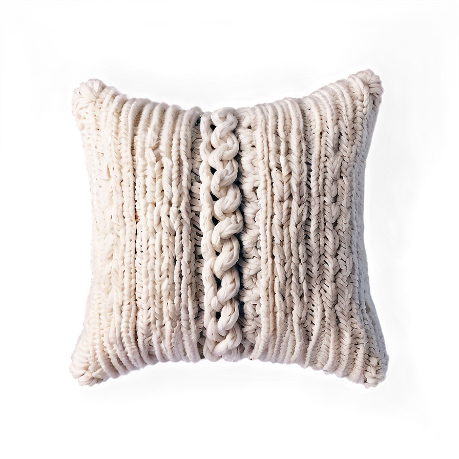 Knitted Pillow Png 1 PNG image