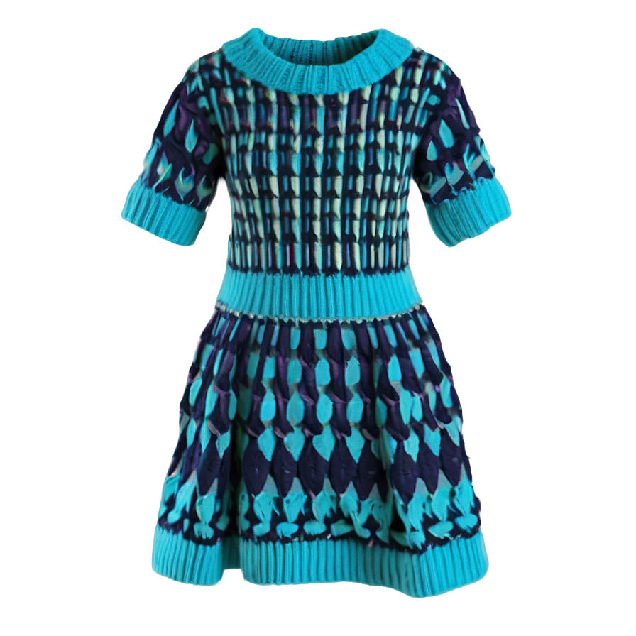 Knitted Sweater Dress Png Aph PNG image