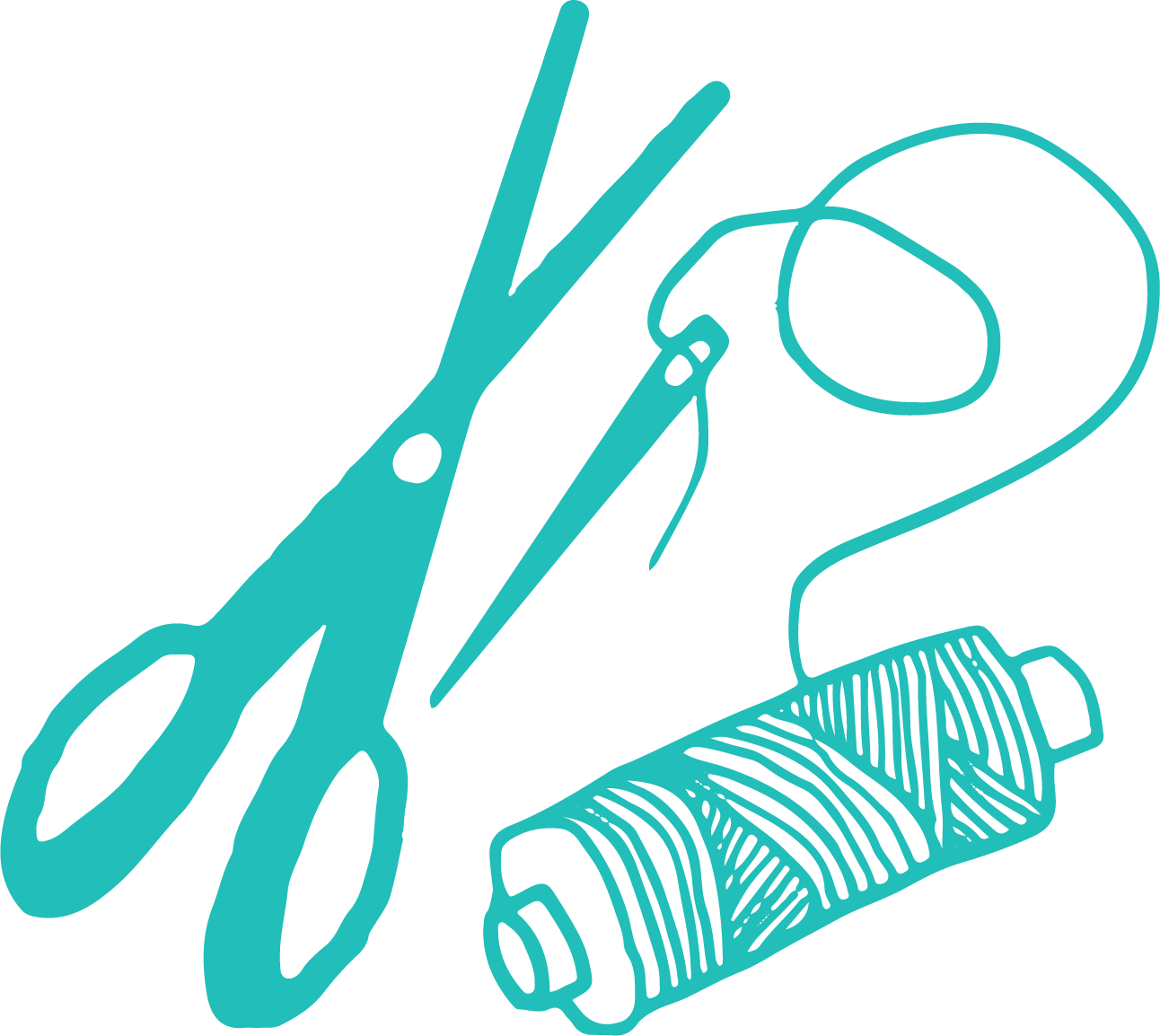 Knitting Tools Vector Illustration PNG image