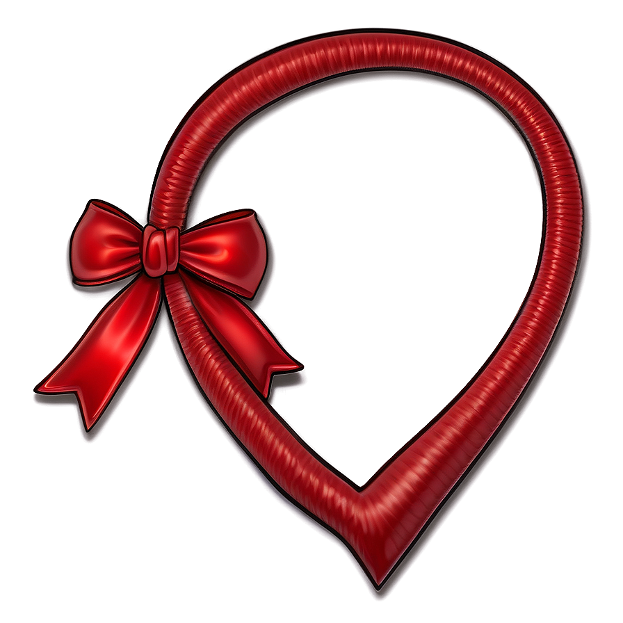 Knotted Red Bow Png 05252024 PNG image