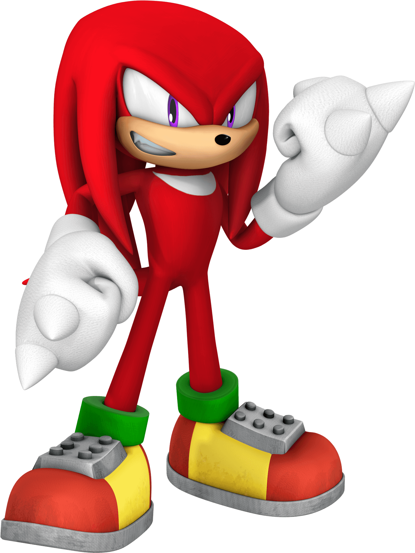 Knuckles The Echidna Pose PNG image