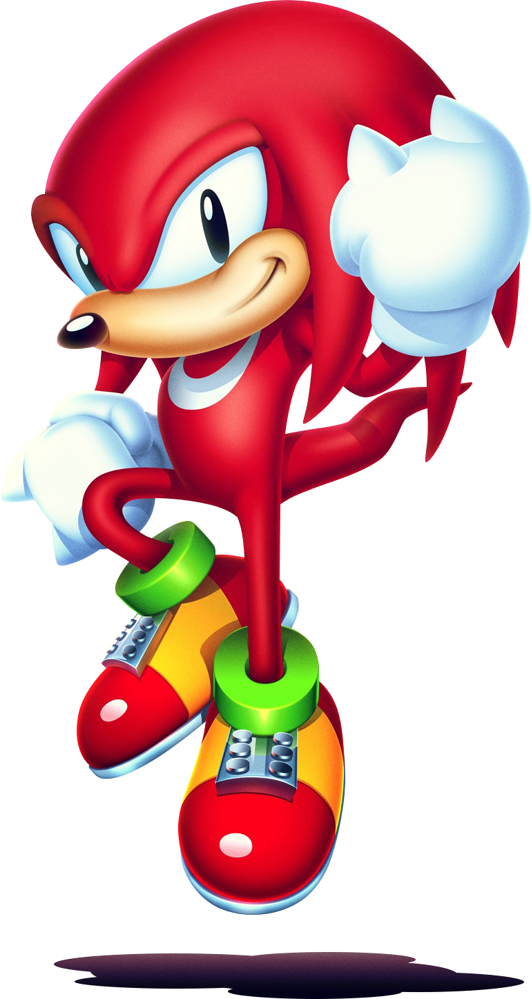 Knuckles The Echidna Pose PNG image