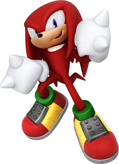 Knuckles The Echidna Pose PNG image