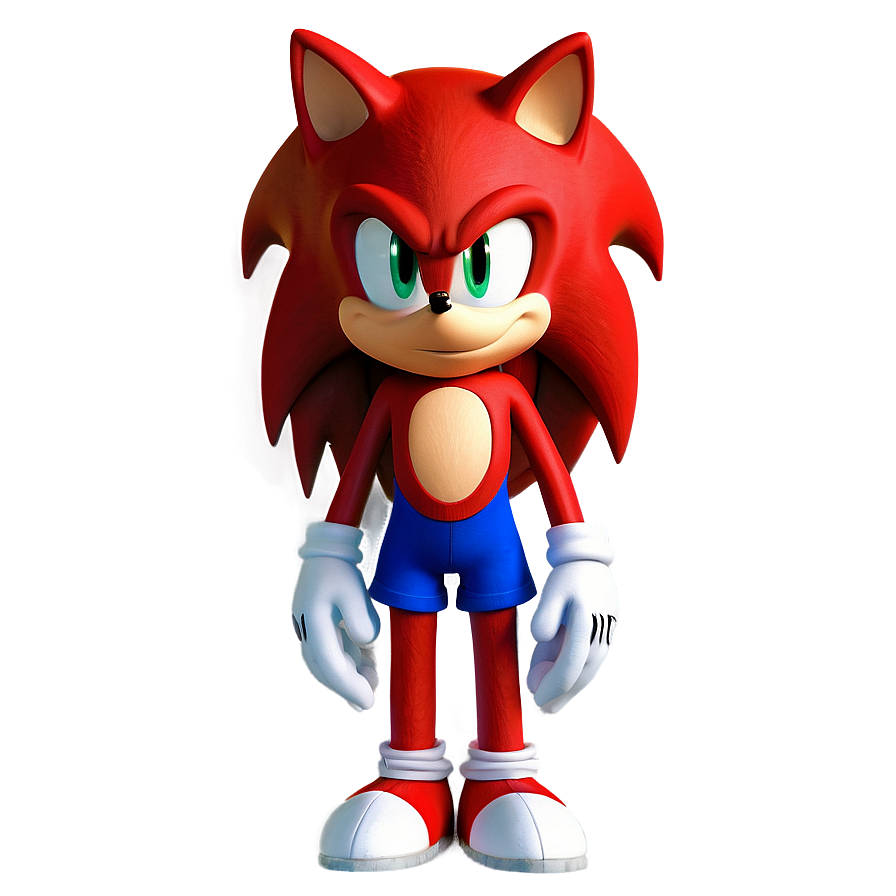 Knuckles With Sonic And Amy Png Wqe PNG image