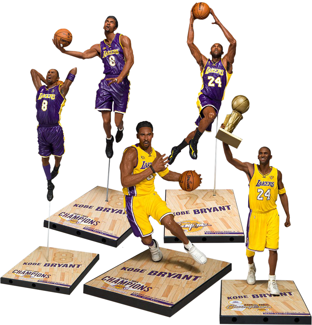 Kobe Bryant Lakers Legendary Moments PNG image